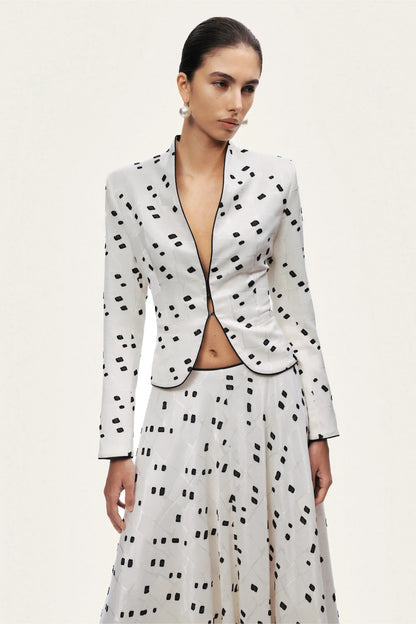 Nocturne Multi-Coloured Women Printed Tailored Jacket SKU: N26YN5360_0007 Image 05