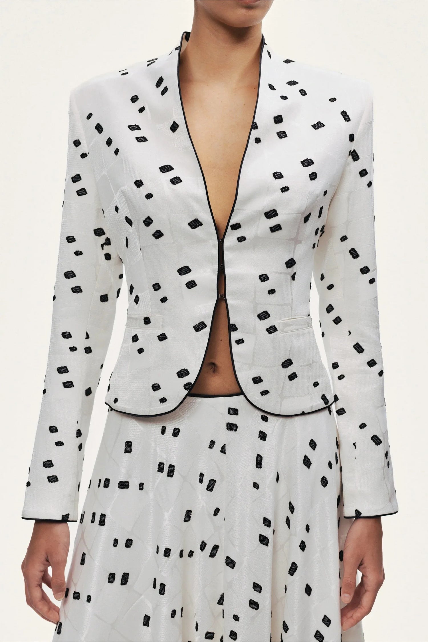 Nocturne Multi-Coloured Women Printed Tailored Jacket SKU: N26YN5360_0007 Image 06