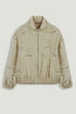Nocturne Off-White Women Jacquard Bomber Jacket SKU: N26YN5374_0014 Image 01