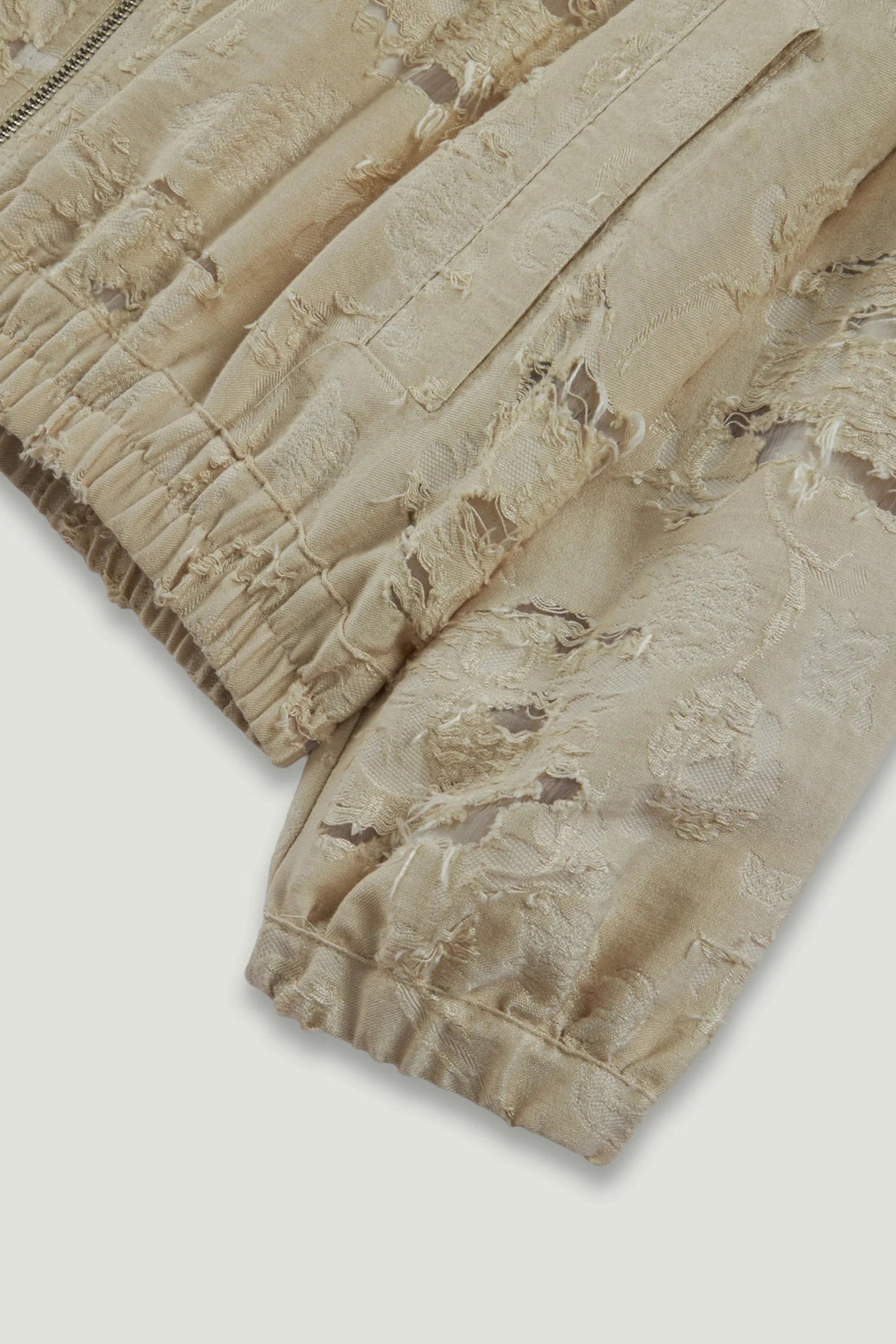 Nocturne Off-White Women Jacquard Bomber Jacket SKU: N26YN5374_0014 Image 08
