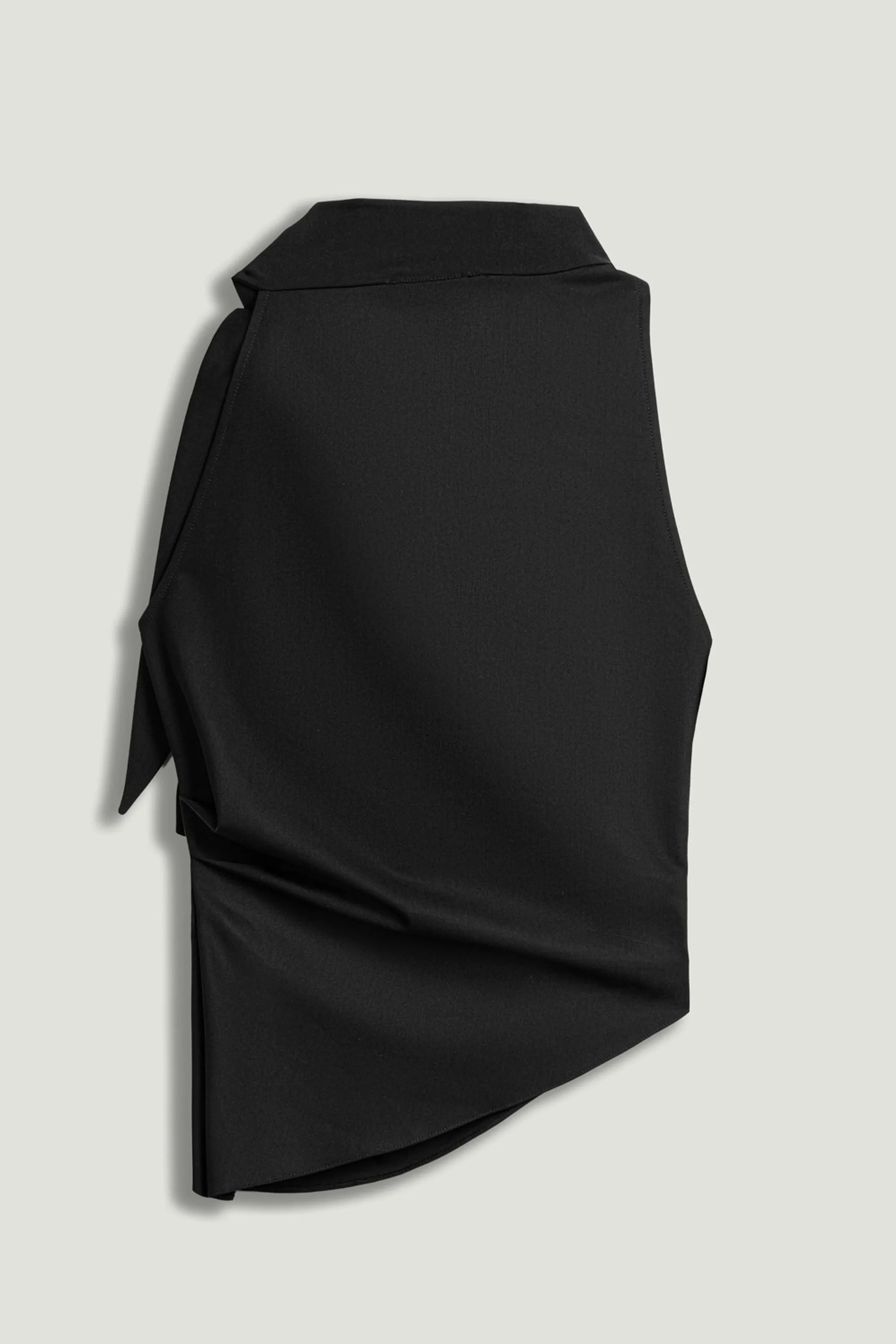Nocturne Black Women Asymmetric Buckle-Detail Blouse SKU: N26YN6217_0002 Image 10