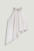 Nocturne White Women Embellished Halter Blouse SKU: N26YN6219_0001 Image 01