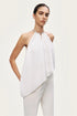 Nocturne White Women Embellished Halter Blouse SKU: N26YN6219_0001 Image 05