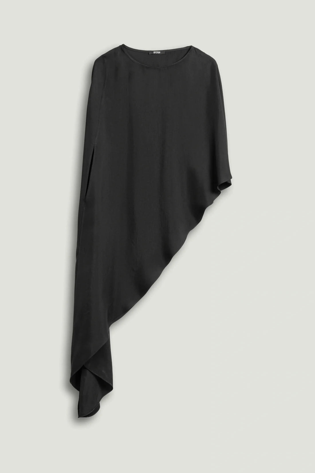 Nocturne Black Women Black Draped Cape Blouse SKU: N26YN6231_0002 Image 01