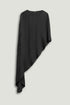 Nocturne Black Women Black Draped Cape Blouse SKU: N26YN6231_0002 Image 01