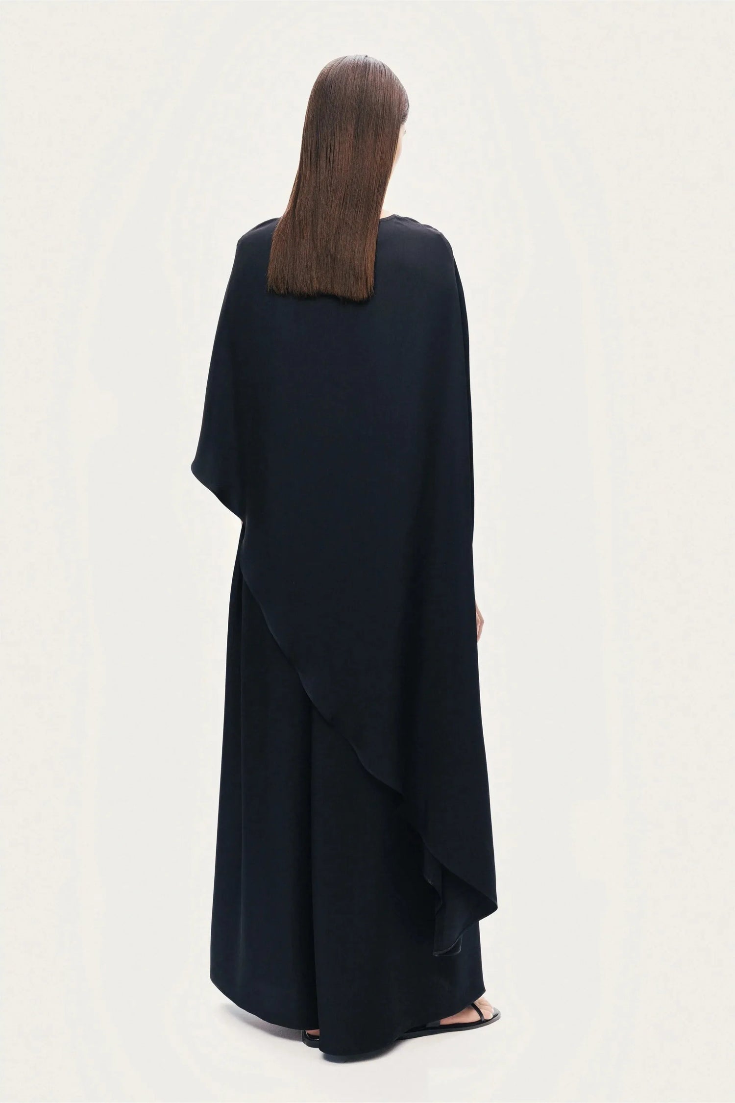Nocturne Black Women Black Draped Cape Blouse SKU: N26YN6231_0002 Image 06