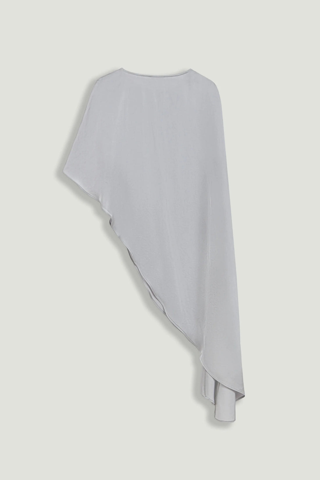 Nocturne Grey Women Draped Cape Blouse SKU: N26YN6231_0008 Image 02