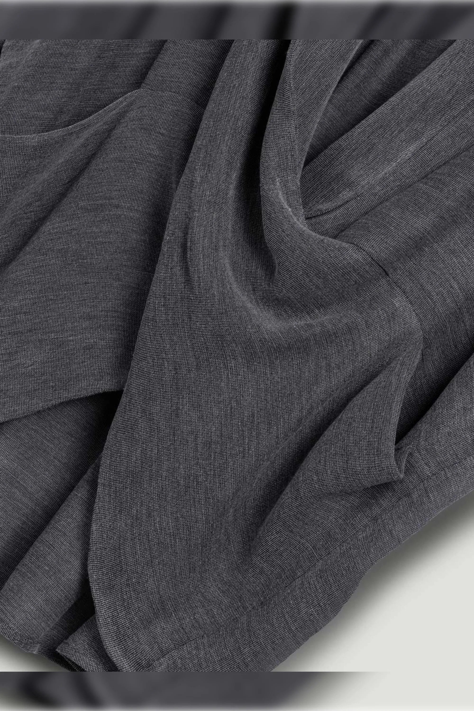 Nocturne Grey Women Draped Wrap Blouse SKU: N26YN6238_0008 Image 08