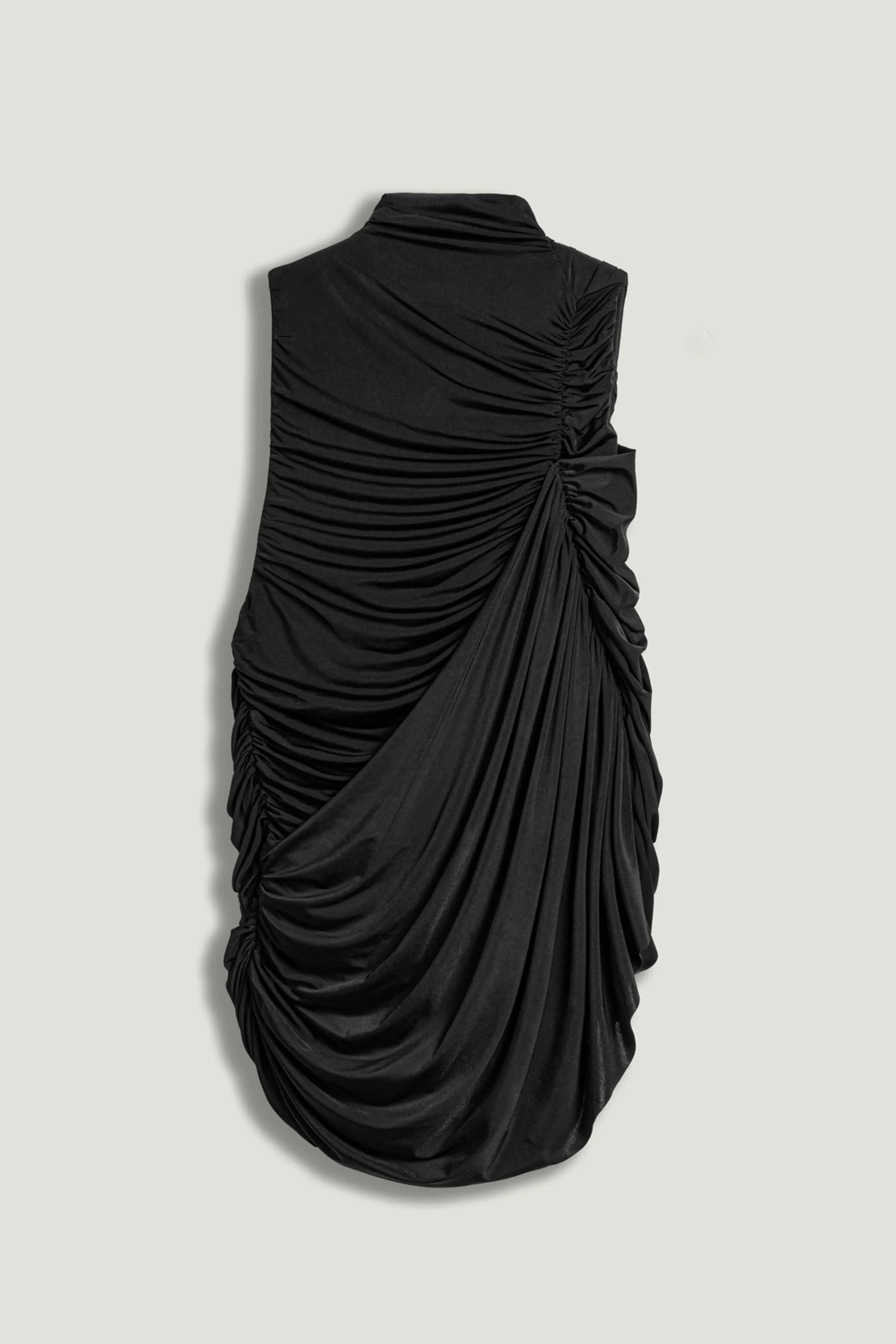 Nocturne Black Women Asymmetric Draped Blouse SKU: N26YN6248_0002 Image 01