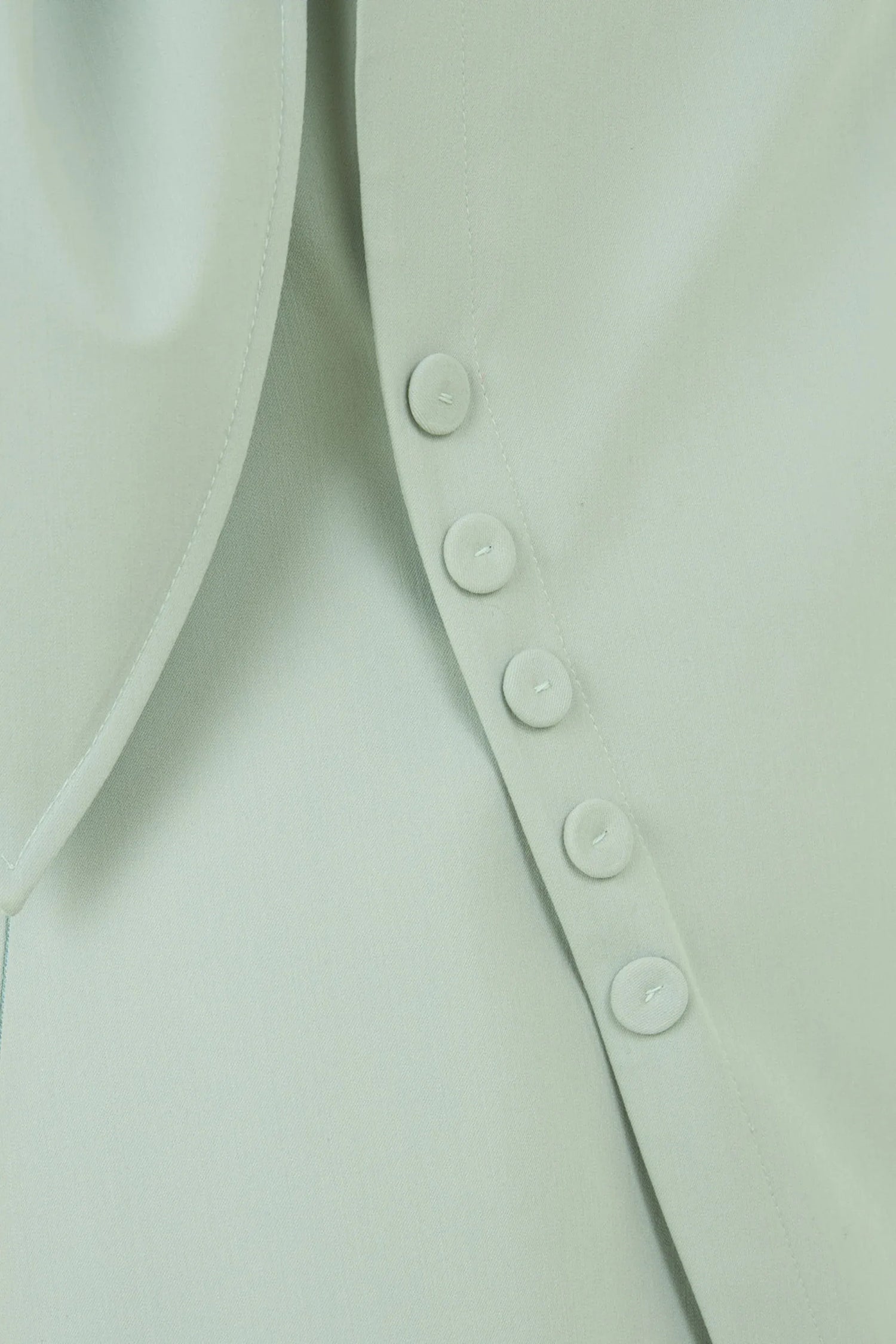 Nocturne Mint Green Women Detailed Shoulder Tie Blouse SKU: N26YN6249_0037 Image 08