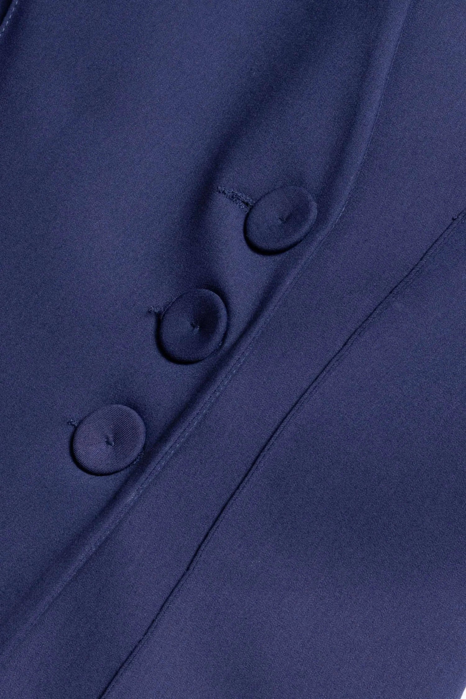 Nocturne Navy Women Tailored Sleeveless Vest SKU: N26YN7081_0009 Image 09