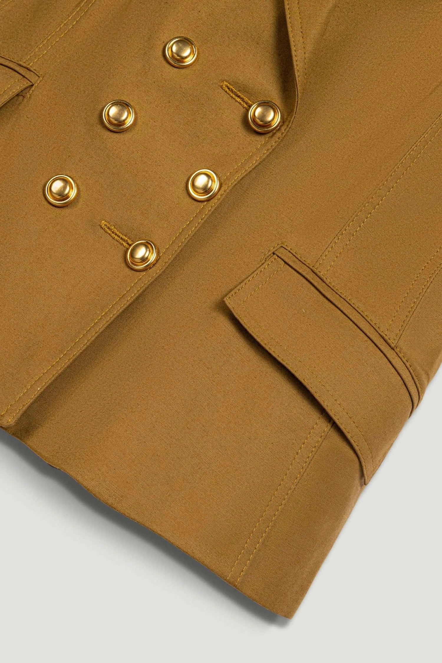 Nocturne Camel Women Tailored Double-Breasted Vest SKU: N26YN7082_0053 Image 07