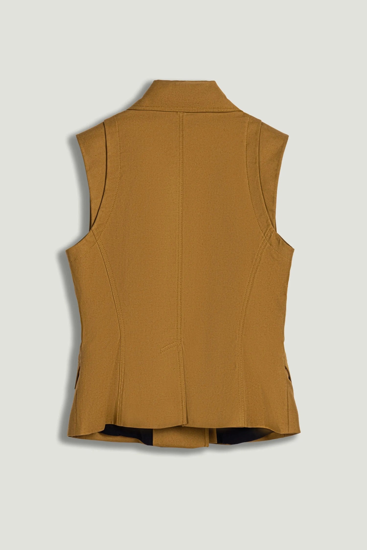 Nocturne Camel Women Tailored Double-Breasted Vest SKU: N26YN7082_0053 Image 08