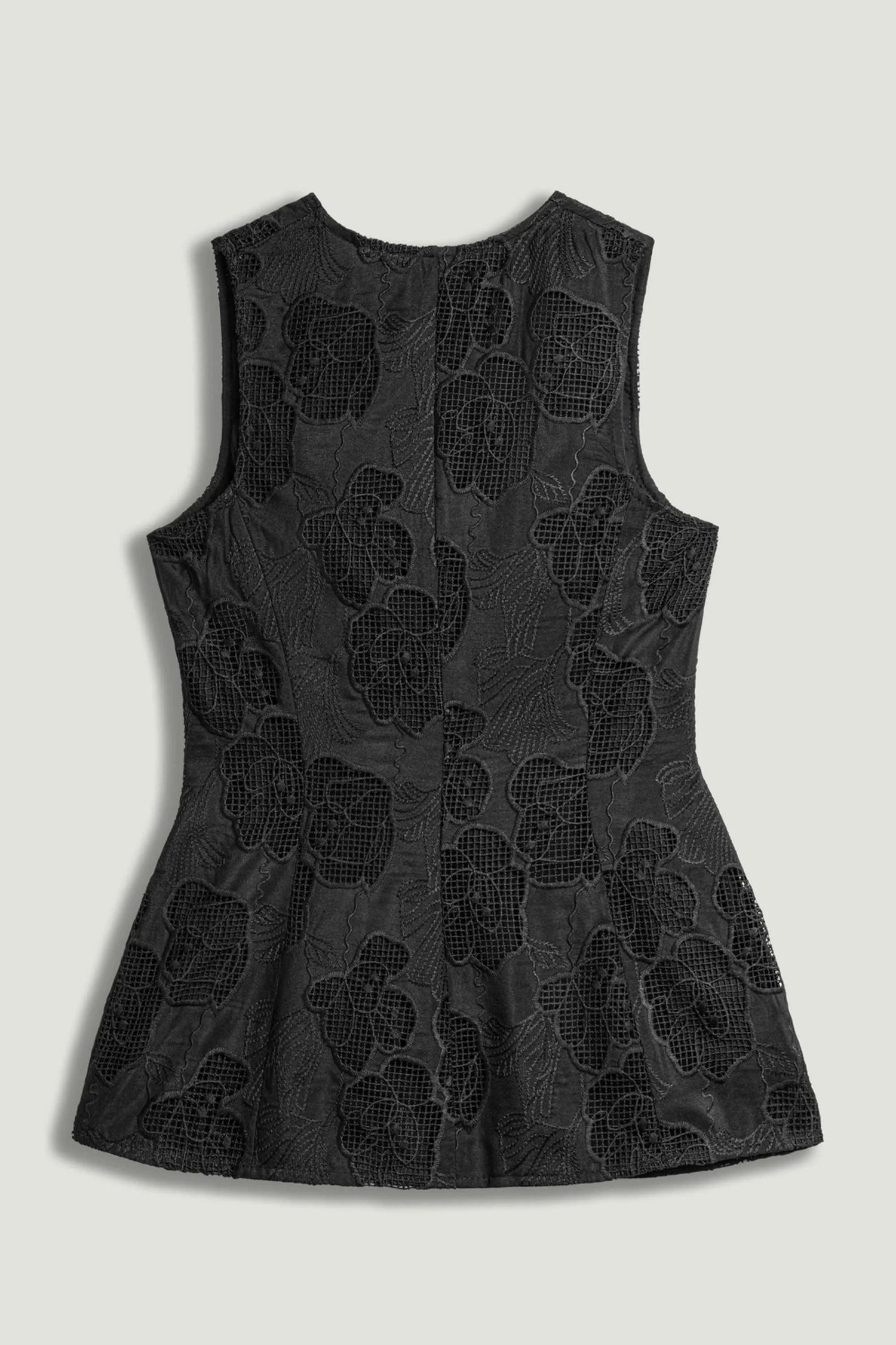 Nocturne Black Women Textured Tailored Vest SKU: N26YN7083_0002 Image 09