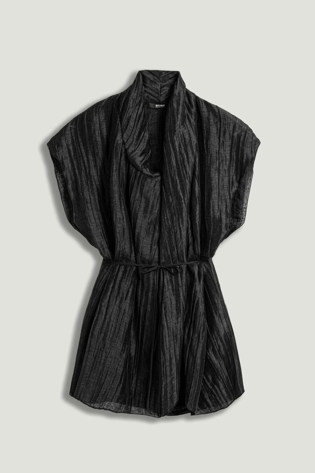 Nocturne Black Women Belted Vest SKU: N26YN7084_0002 Image 01