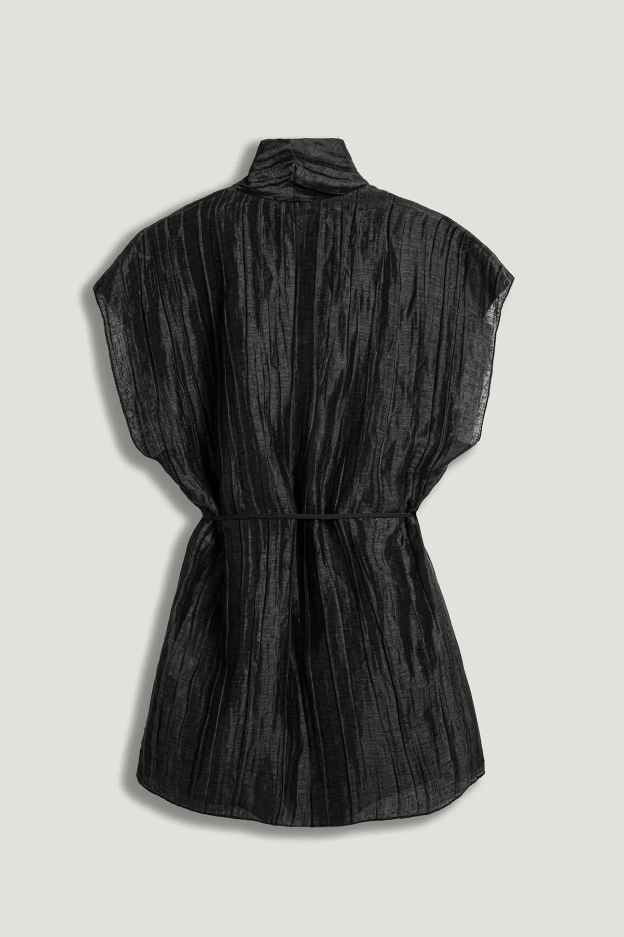 Nocturne Black Women Belted Vest SKU: N26YN7084_0002 Image 09