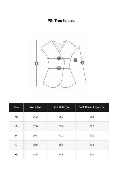 Nocturne Grey Melange Women Tailored Button-Front Vest SKU: N26YN7088_0112 Image 08