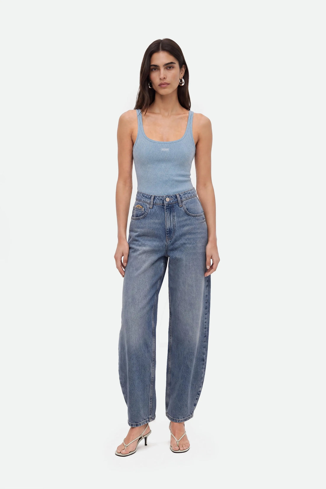 Nocturne Blue Women Balloon Leg Jeans SKU: N27KD18171_0011 Image 02