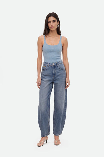 Nocturne Blue Women Balloon Leg Jeans SKU: N27KD18171_0011 Image 02