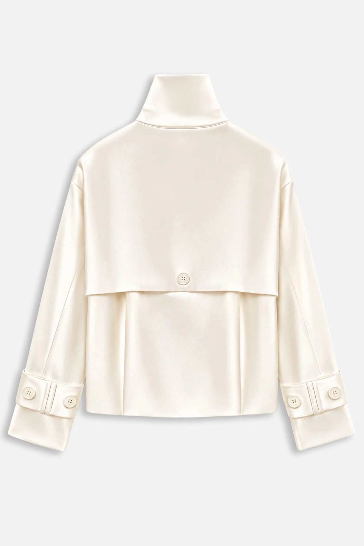 Nocturne Off-White Women Oversized Double Breasted Trench Coat SKU: N27KN11154_0014 Image 07