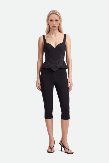 Nocturne Black Women Boned Sweetheart Bustier Top SKU: N27KN19036_0002 Image 01