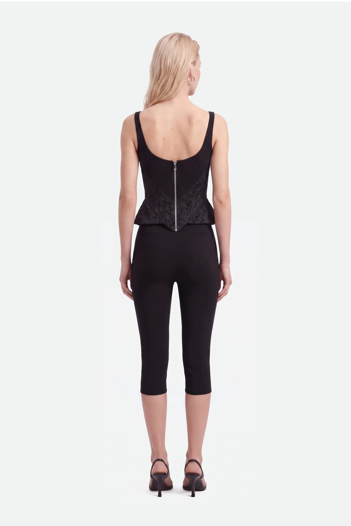 Nocturne Black Women Boned Sweetheart Bustier Top SKU: N27KN19036_0002 Image 03