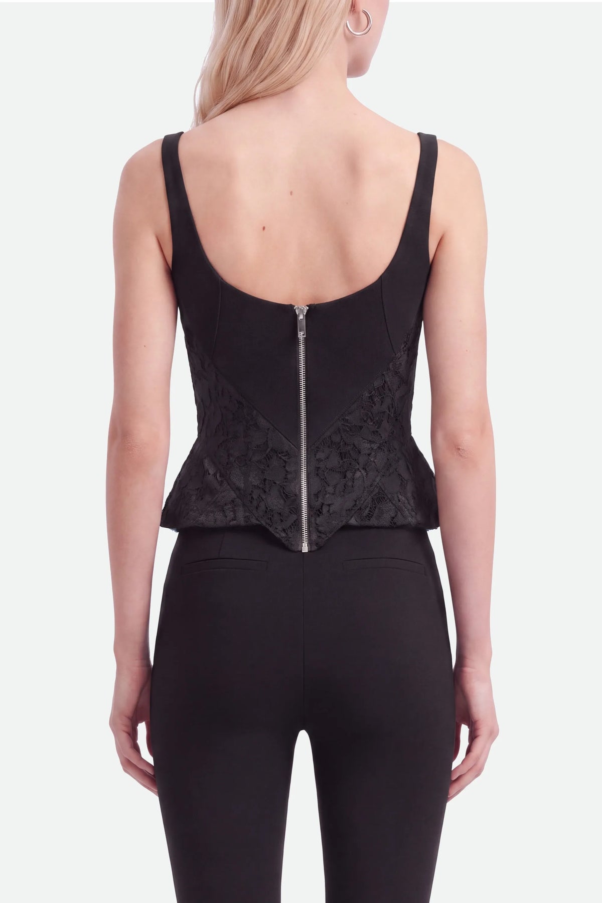 Nocturne Black Women Boned Sweetheart Bustier Top SKU: N27KN19036_0002 Image 04
