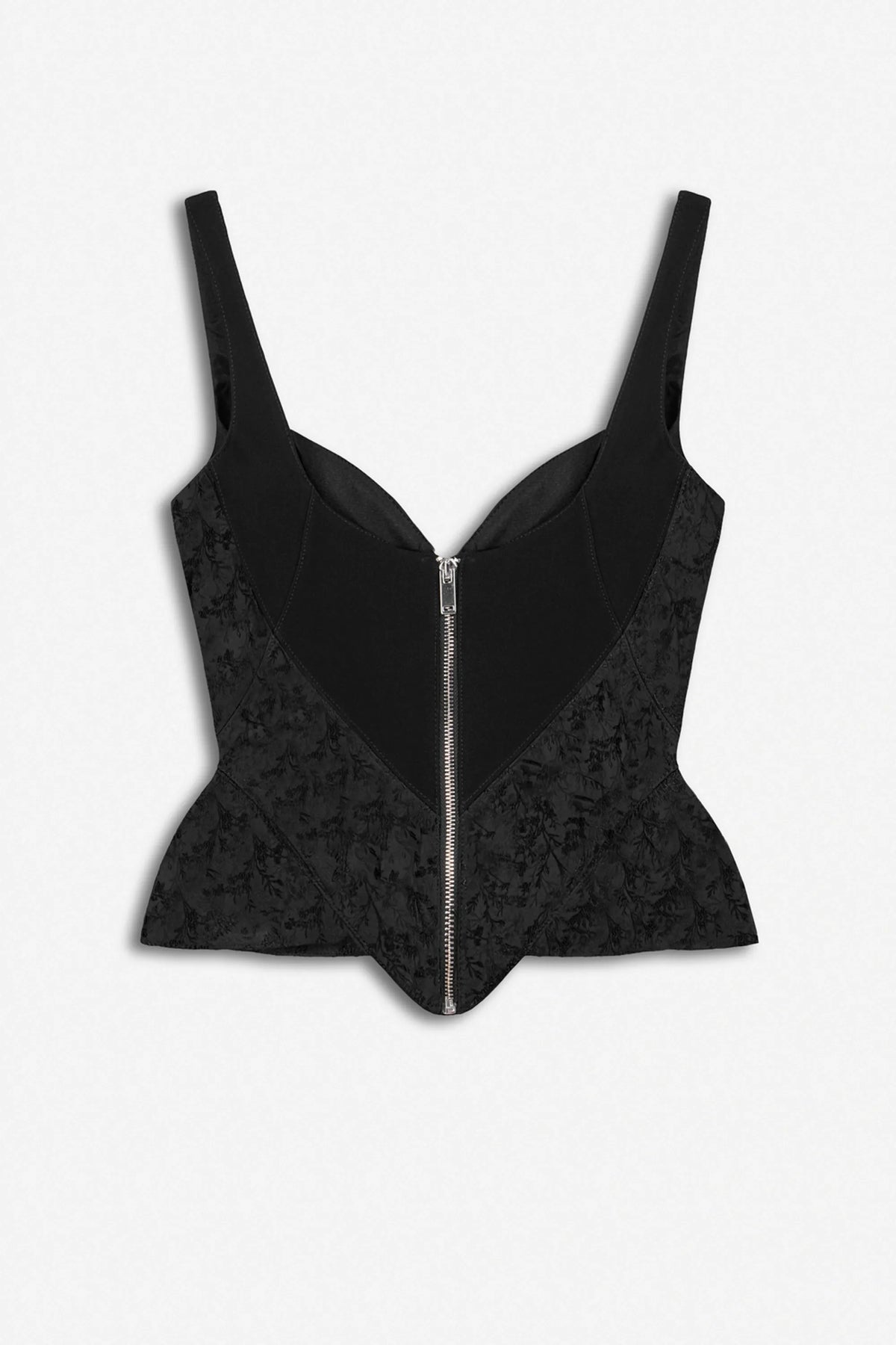 Nocturne Black Women Boned Sweetheart Bustier Top SKU: N27KN19036_0002 Image 06