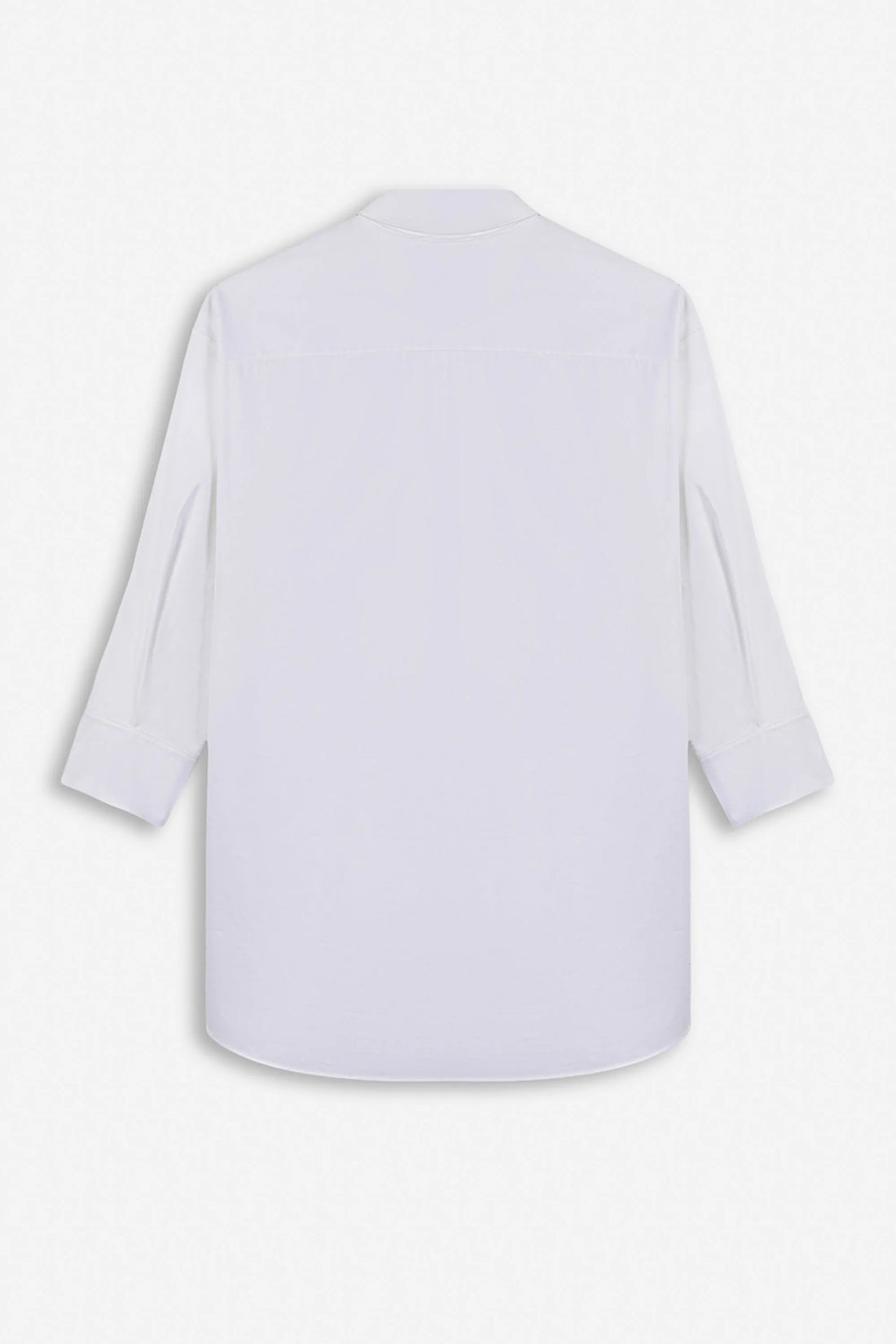 Nocturne White Women Zip Detail Relaxed Shirt SKU: N27KN25261_0001 Image 02