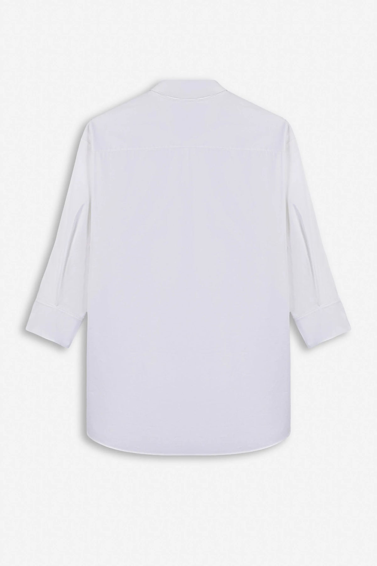 Nocturne White Women Zip Detail Relaxed Shirt SKU: N27KN25261_0001 Image 02