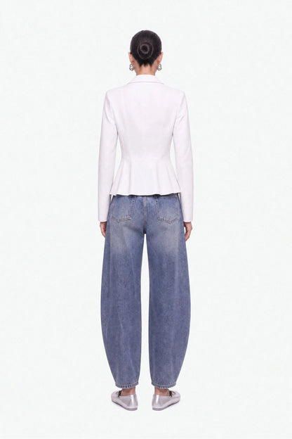 Nocturne White Women Pleat Detail Shirt SKU: N27KN25262_0001 Image 03
