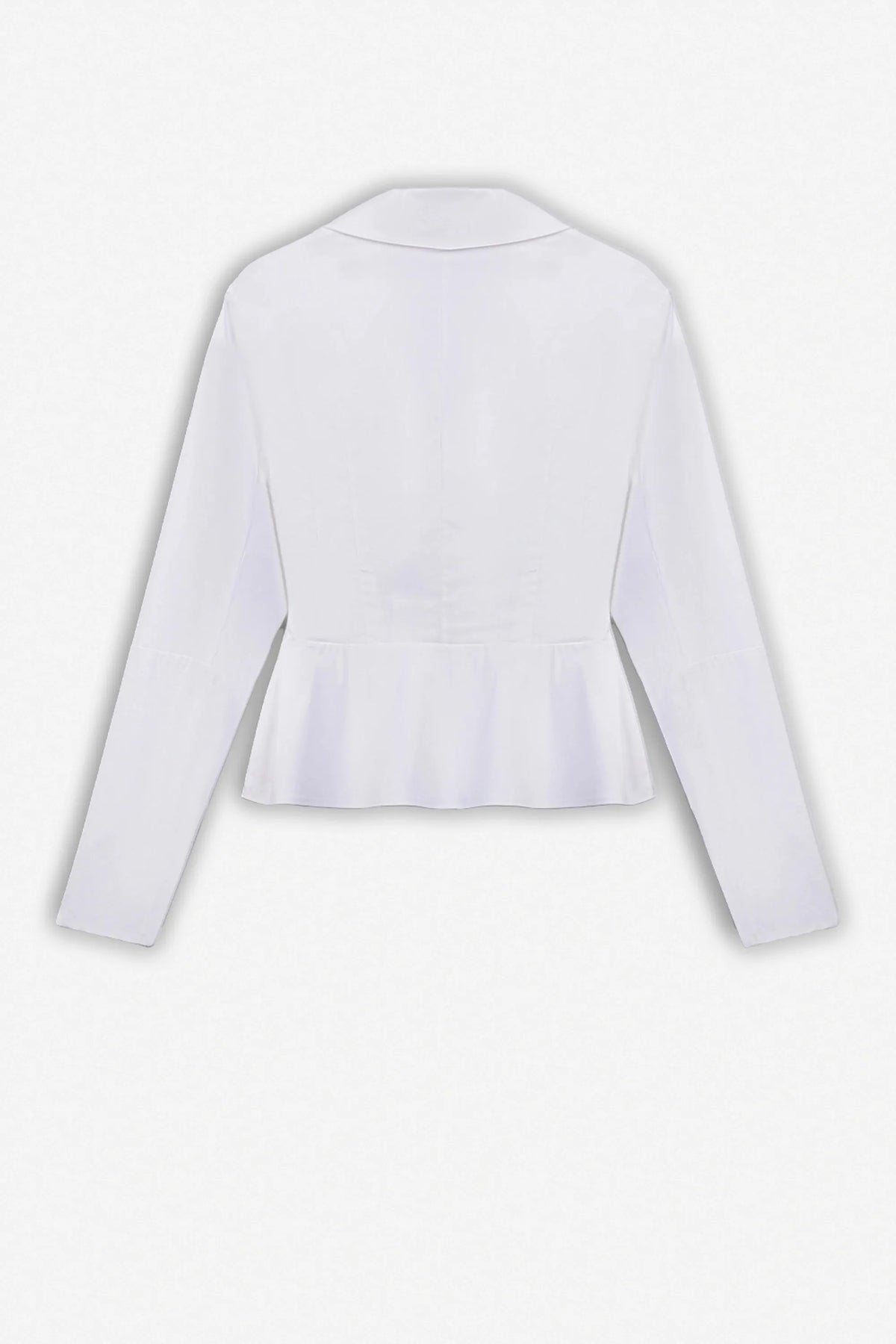 Nocturne White Women Pleat Detail Shirt SKU: N27KN25262_0001 Image 06