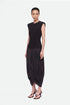Nocturne Black Women Cap Sleeve Bubble Hem Dress SKU: N27KN2844_0002 Image 01