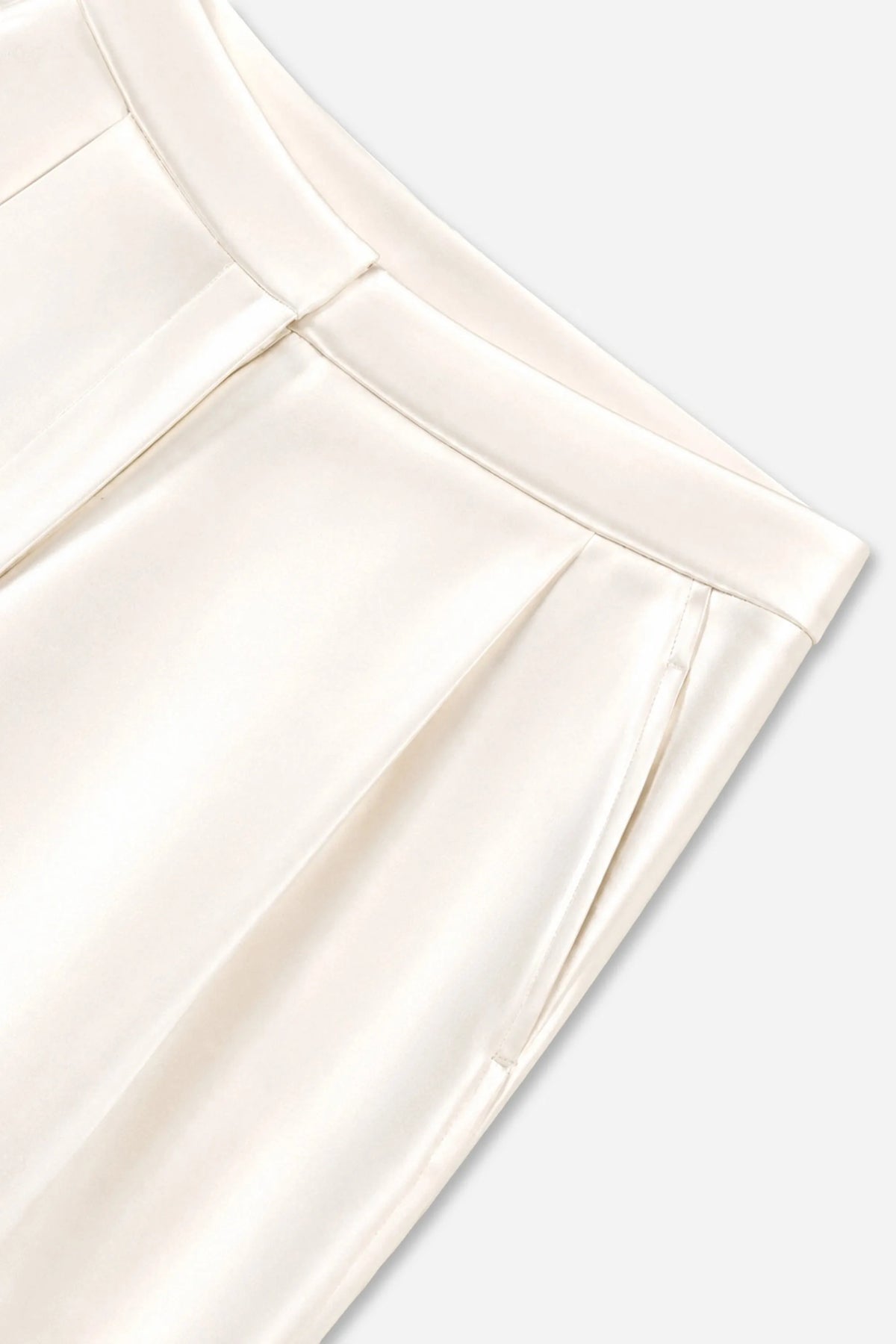 Nocturne Off-White Women High Waist Balloon Leg Trousers SKU: N27KN3541_0014 Image 07