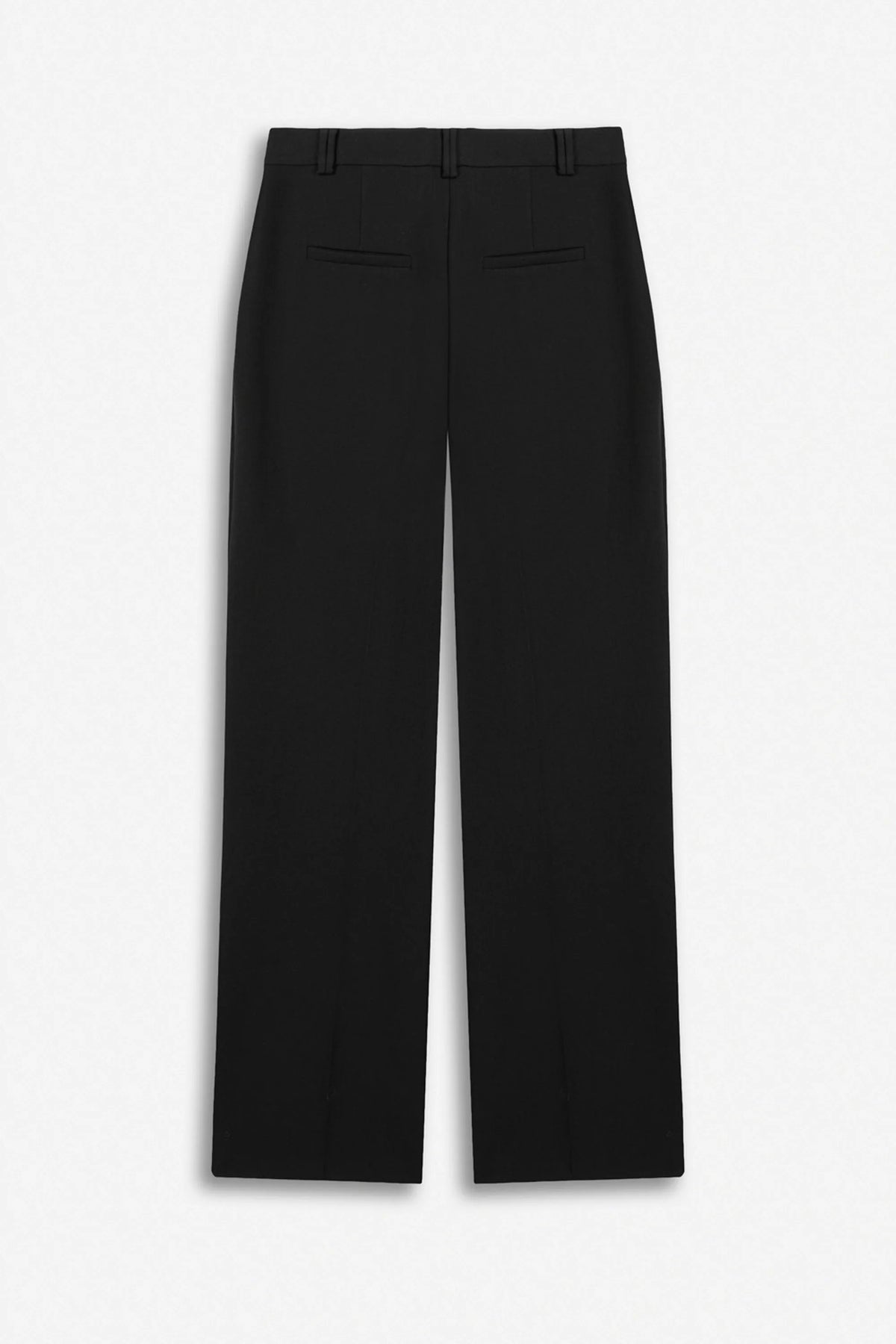 Nocturne Black Women Belted Straight-Leg Trousers SKU: N27KN3548_0002 Image 08