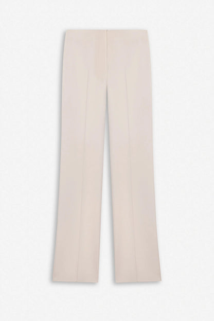 Nocturne Off-White Women High Waist Slit Hem Trousers SKU: N27KN3549_0014 Image 07