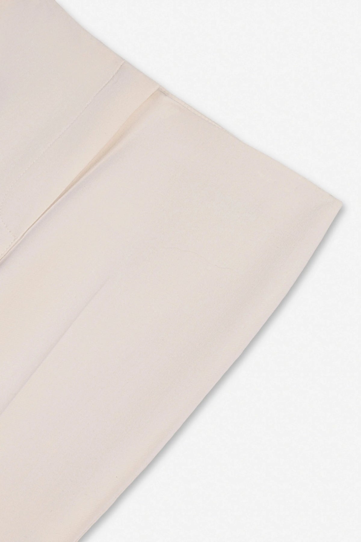 Nocturne Off-White Women High Waist Slit Hem Trousers SKU: N27KN3549_0014 Image 09