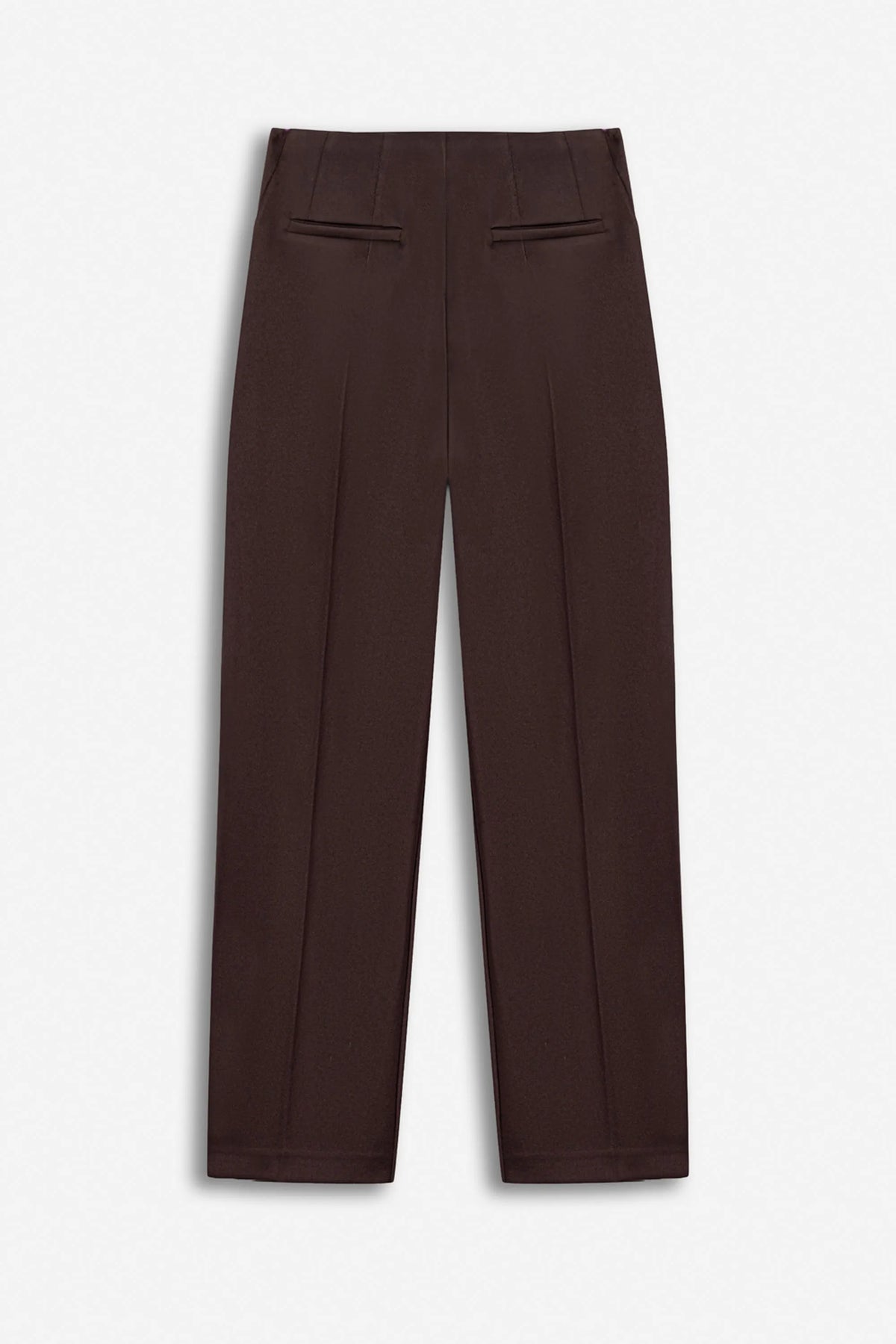 Nocturne Brown Women High Waist Trousers SKU: N27KN3572_0025 Image 02