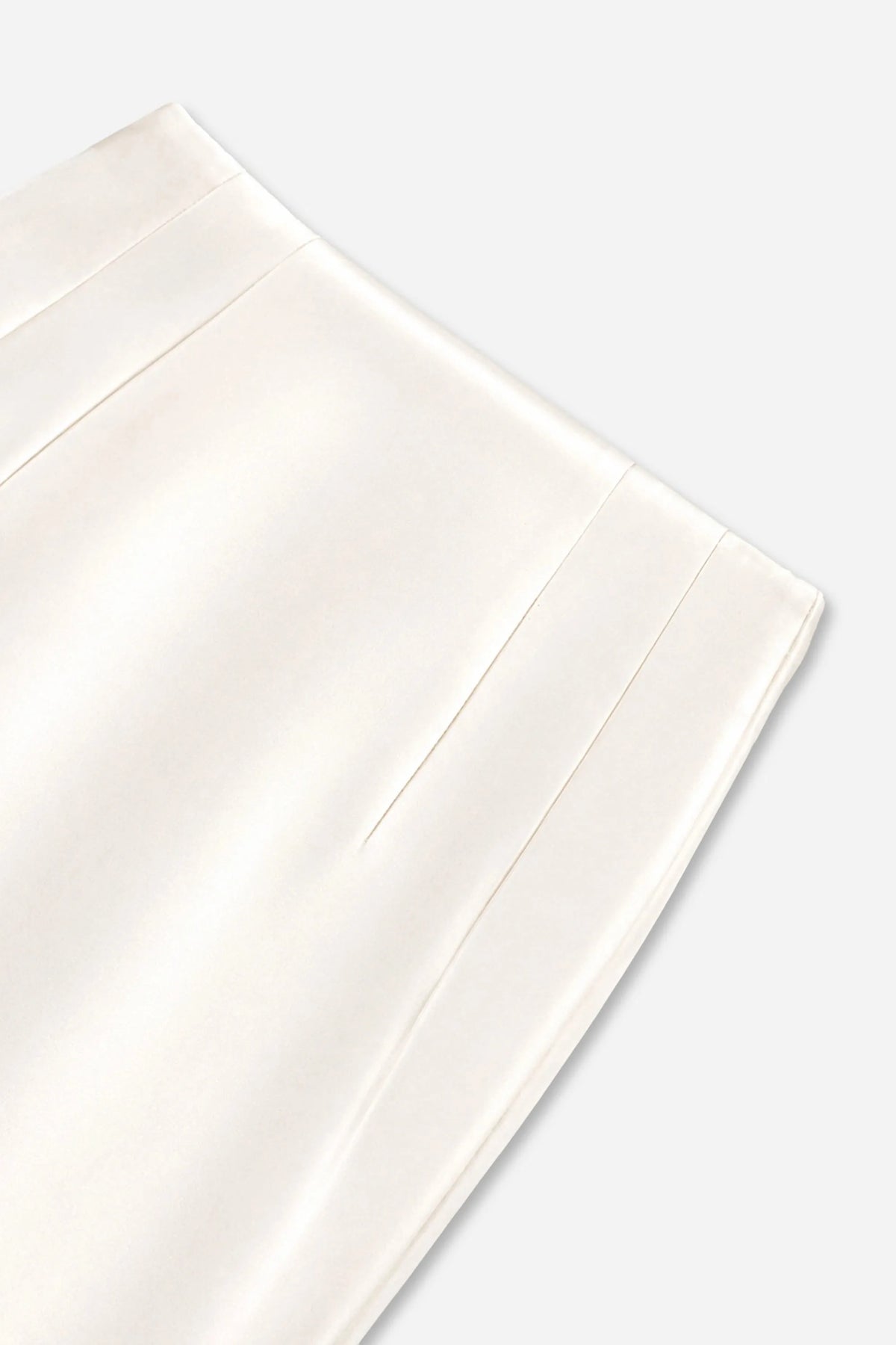 Nocturne Off-White Women Pleat Detail Pencil Skirt SKU: N27KN4283_0014 Image 07