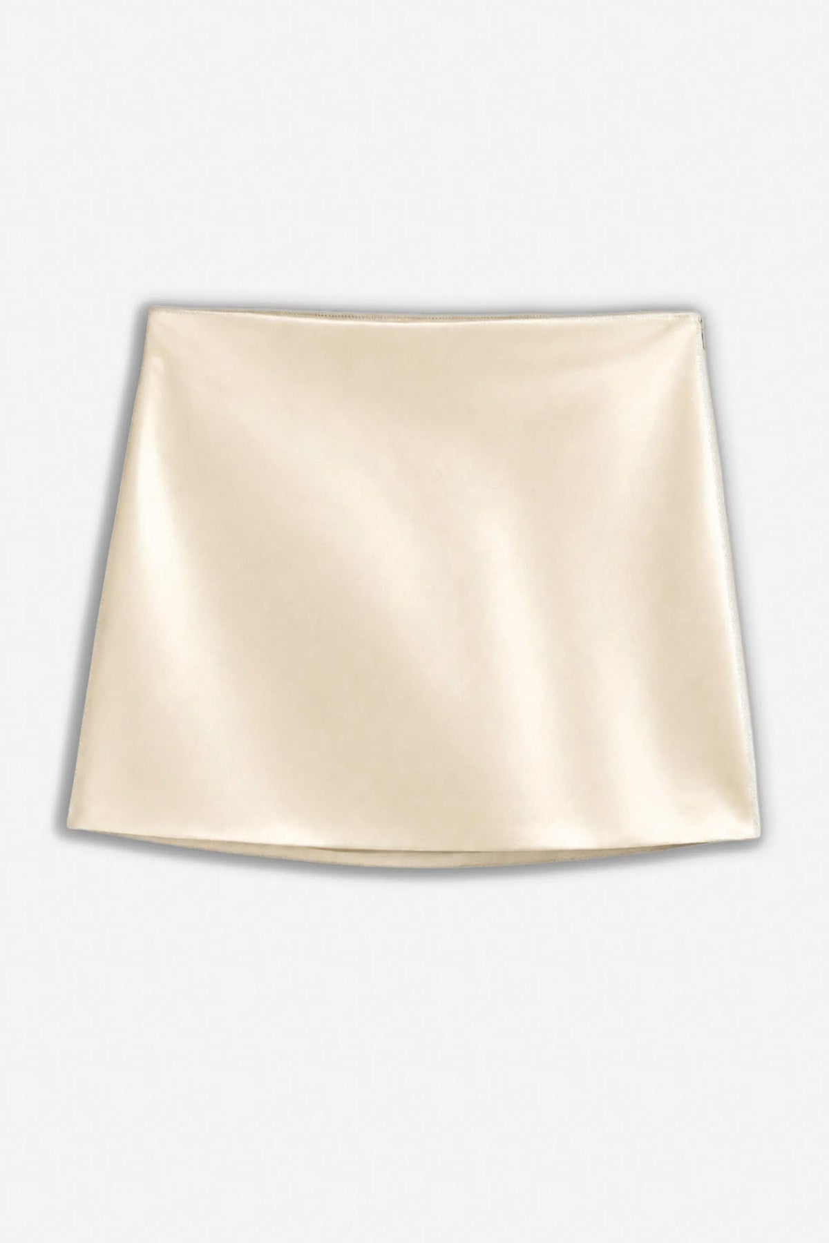 Nocturne Gold Coloured Women A-Line Mini Skirt SKU: N27KN4297_0028 Image 06