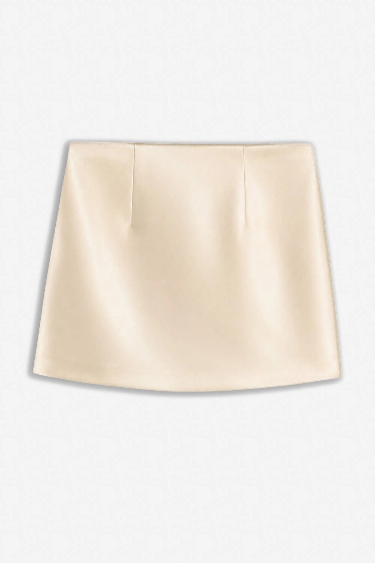 Nocturne Gold Coloured Women A-Line Mini Skirt SKU: N27KN4297_0028 Image 07