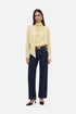 Nocturne Mustard Women Shawl Collar Blouse SKU: N27KN6276_0029 Image 01