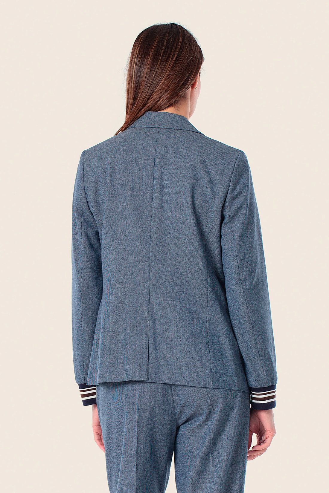 Gerry Weber Blue Aura 0 Sporty Style Blazer SKU: N60154_399 Image 02