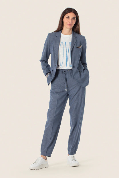 Gerry Weber Blue Aura 0 Sporty Style Blazer SKU: N60154_399 Image 03