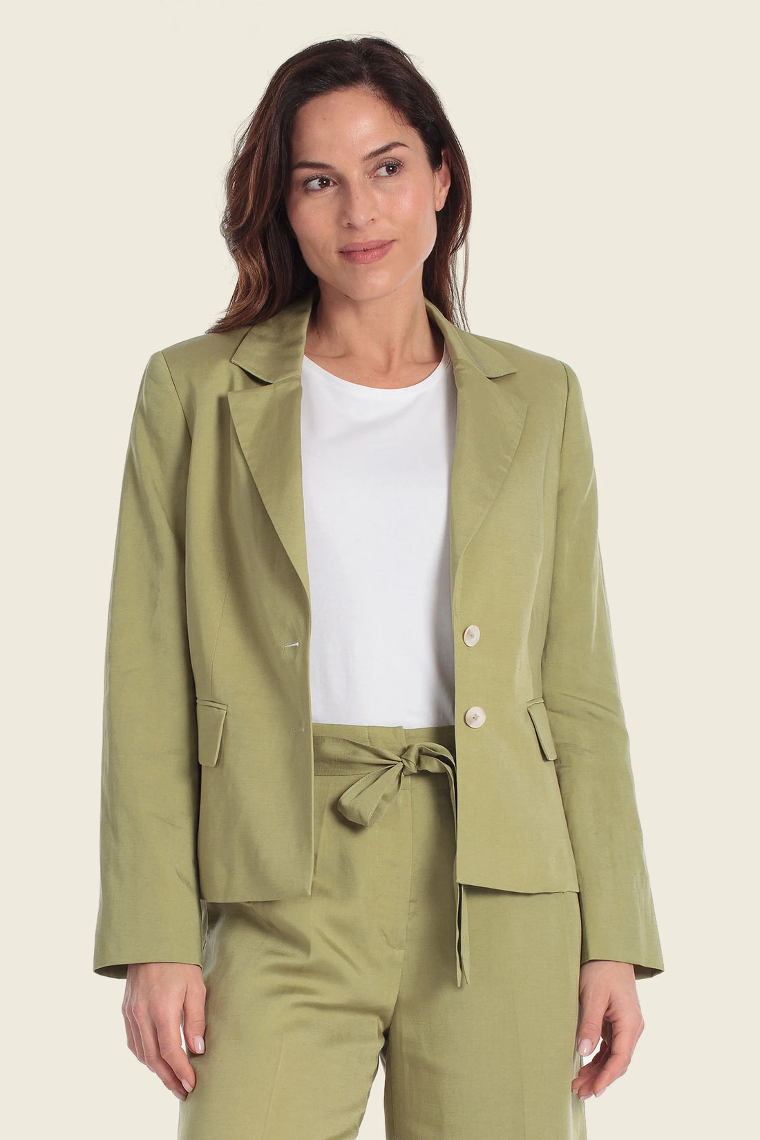 Gerry Weber Green Olive Women Blazer SKU: N60155_177 Image 01