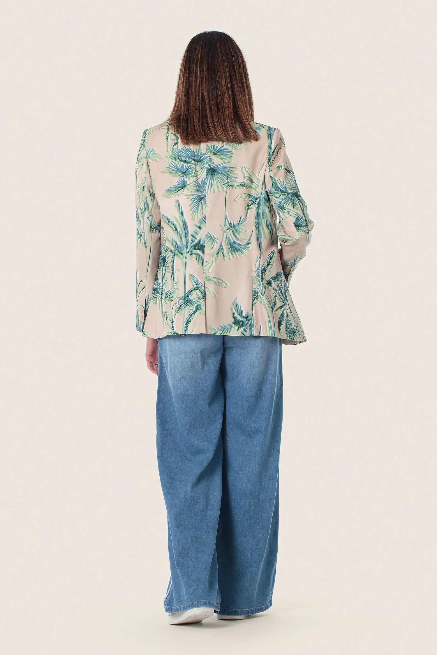 Gerry Weber Green Safari 0 Blazer With Floral Print SKU: N60156_256 Image 04