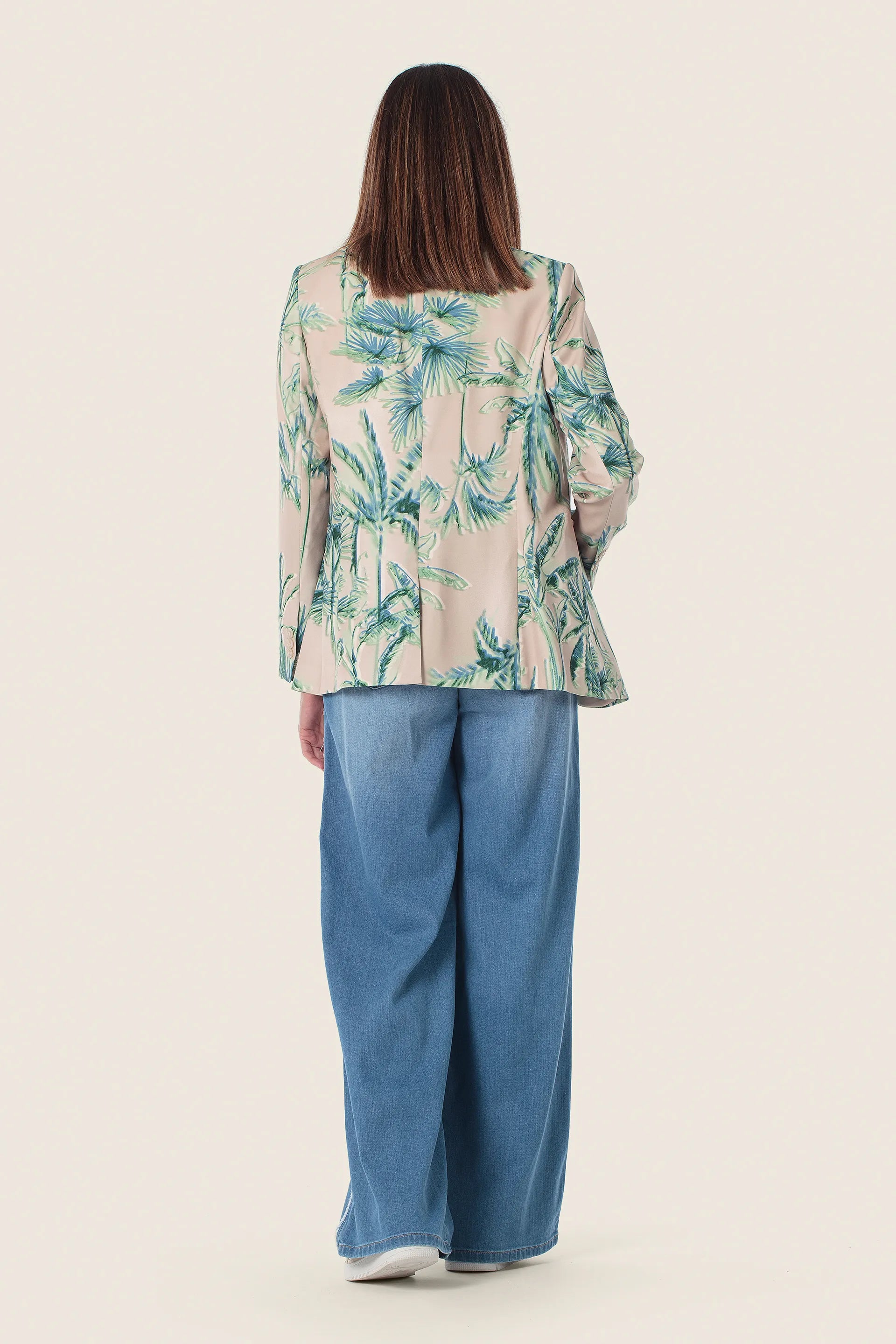 Gerry Weber Green Safari 0 Blazer With Floral Print SKU: N60156_256 Image 04