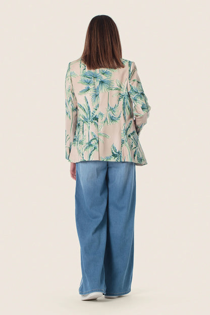Gerry Weber Green Safari 0 Blazer With Floral Print SKU: N60156_256 Image 04