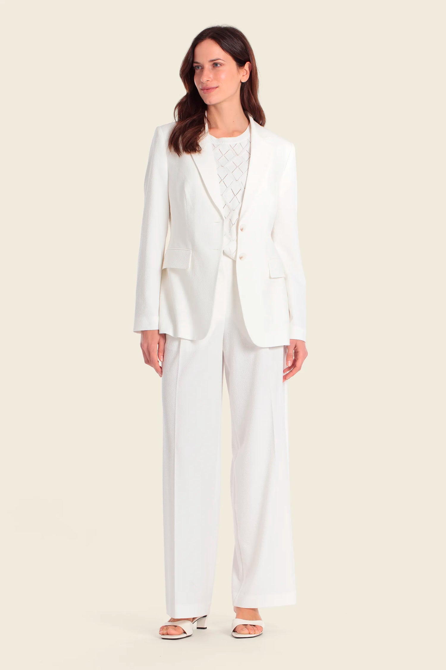 Gerry Weber White Off White 0 White Blazer SKU: N60162_121 Image 03
