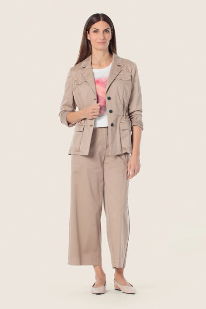 Gerry Weber Beige Camel 0 Beige Blazer With Pockets SKU: N60163_144 Image 03